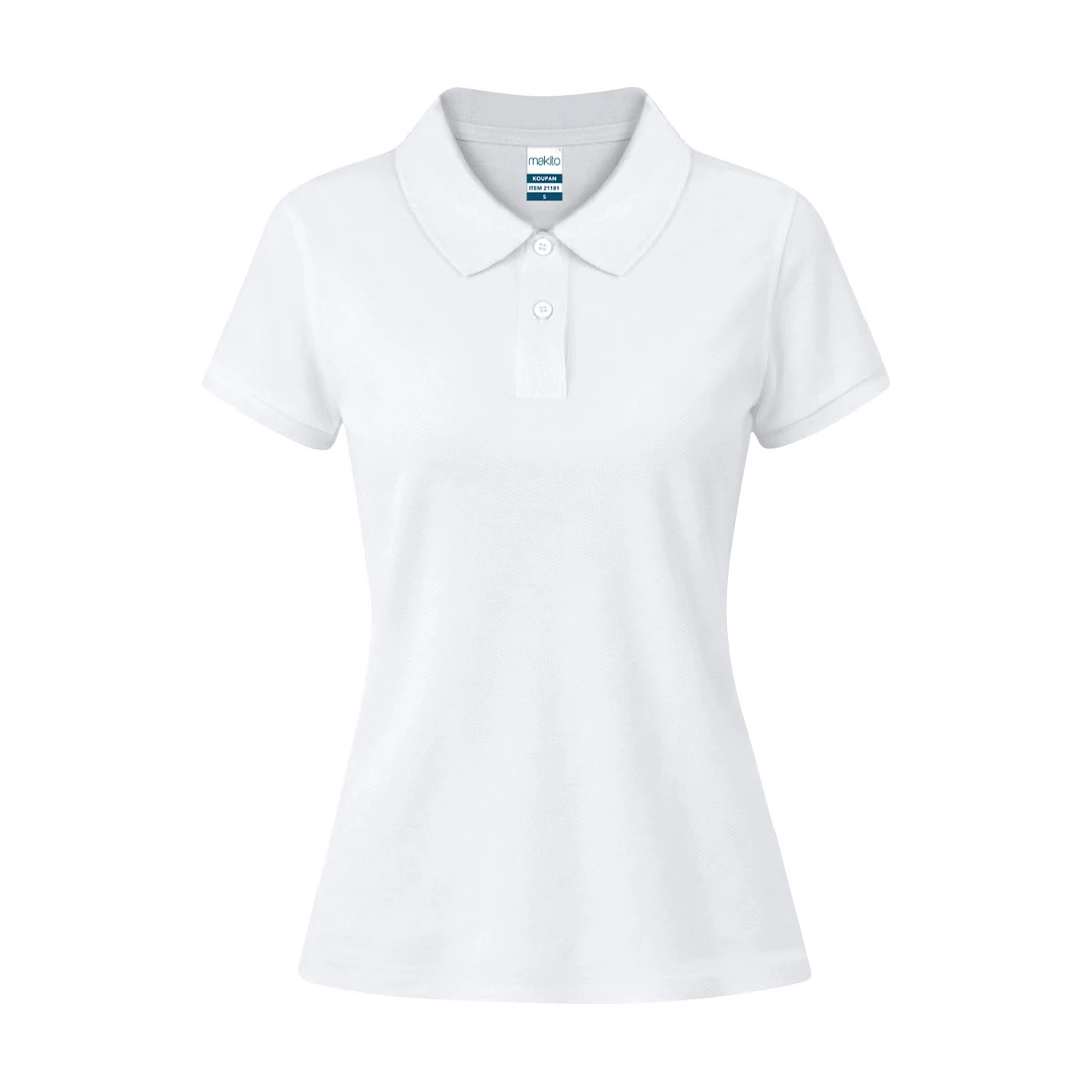 Polo Mujer Blanco Koupan - BLANCO