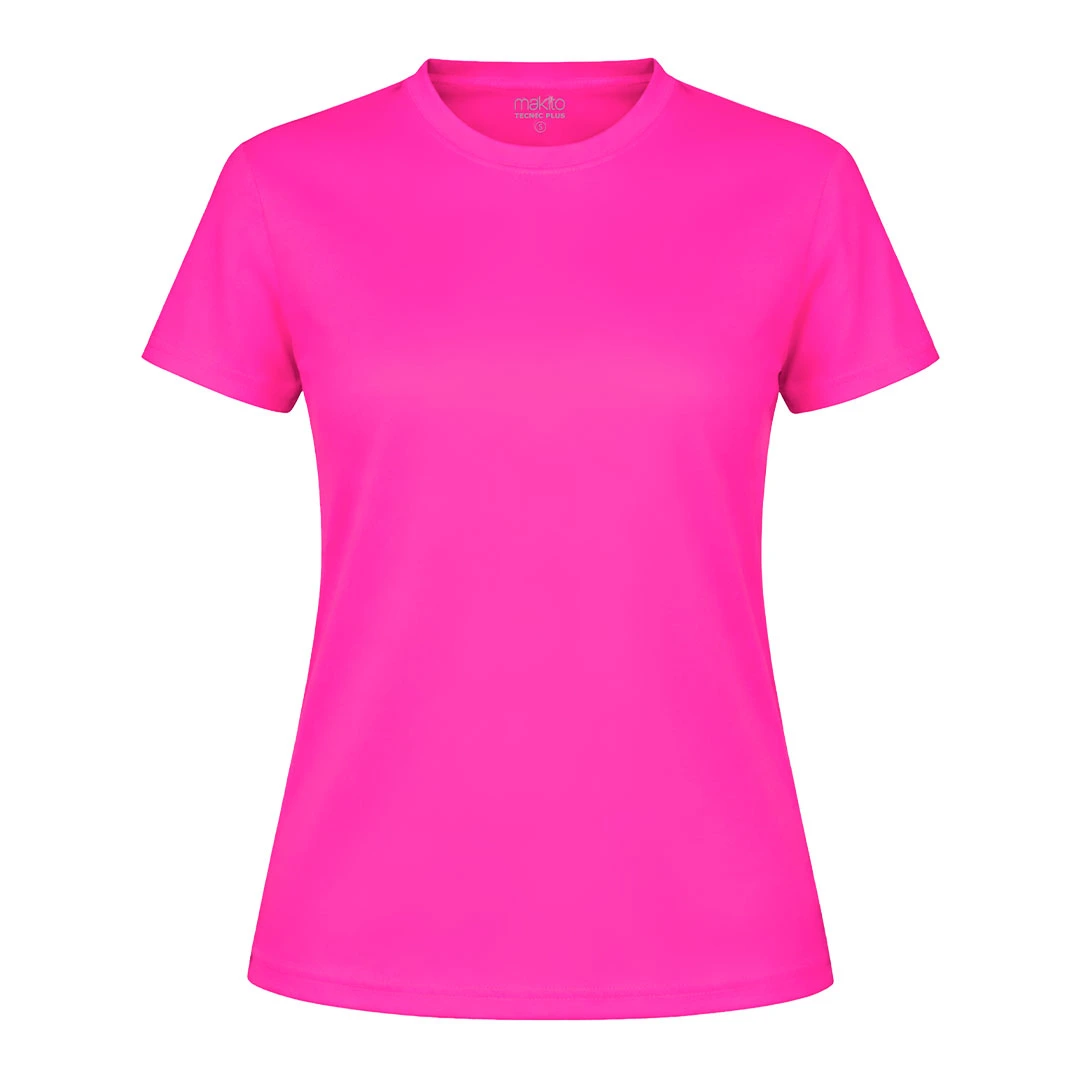 Camiseta Mujer Tecnic Plus - FUCSIA