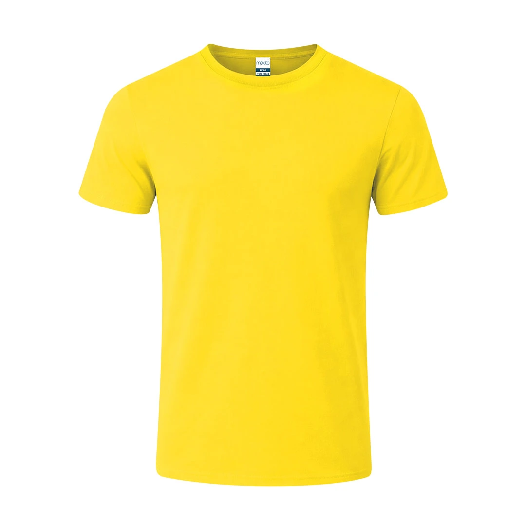 Camiseta Adulto Color Epika - AMARILLO