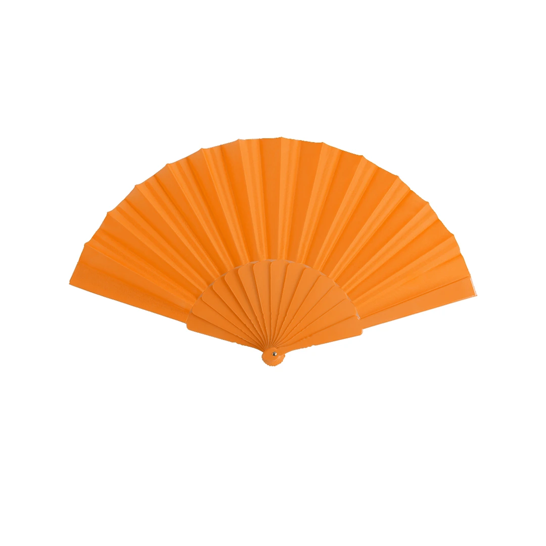 Abanico Tela - NARANJA