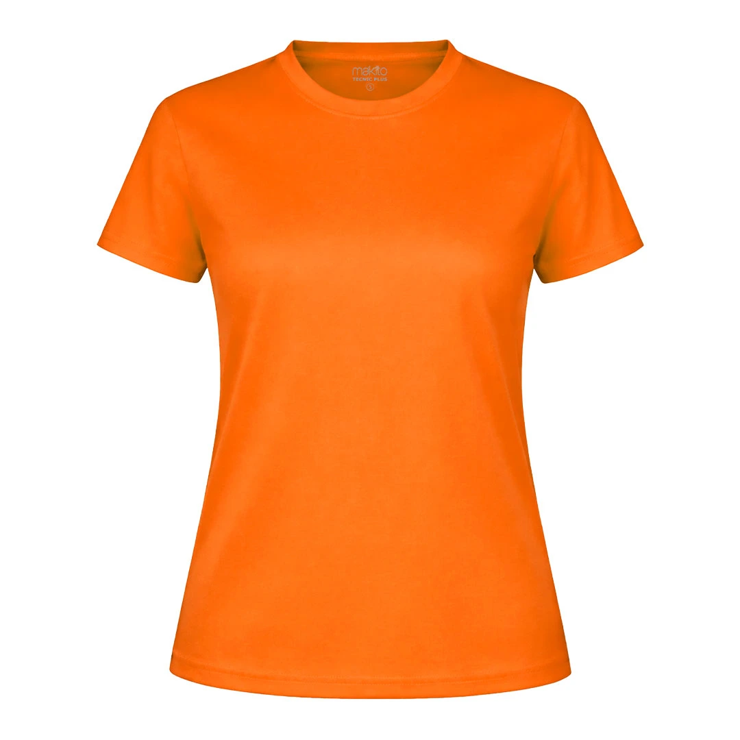 Camiseta Mujer Tecnic Plus - NARANJA