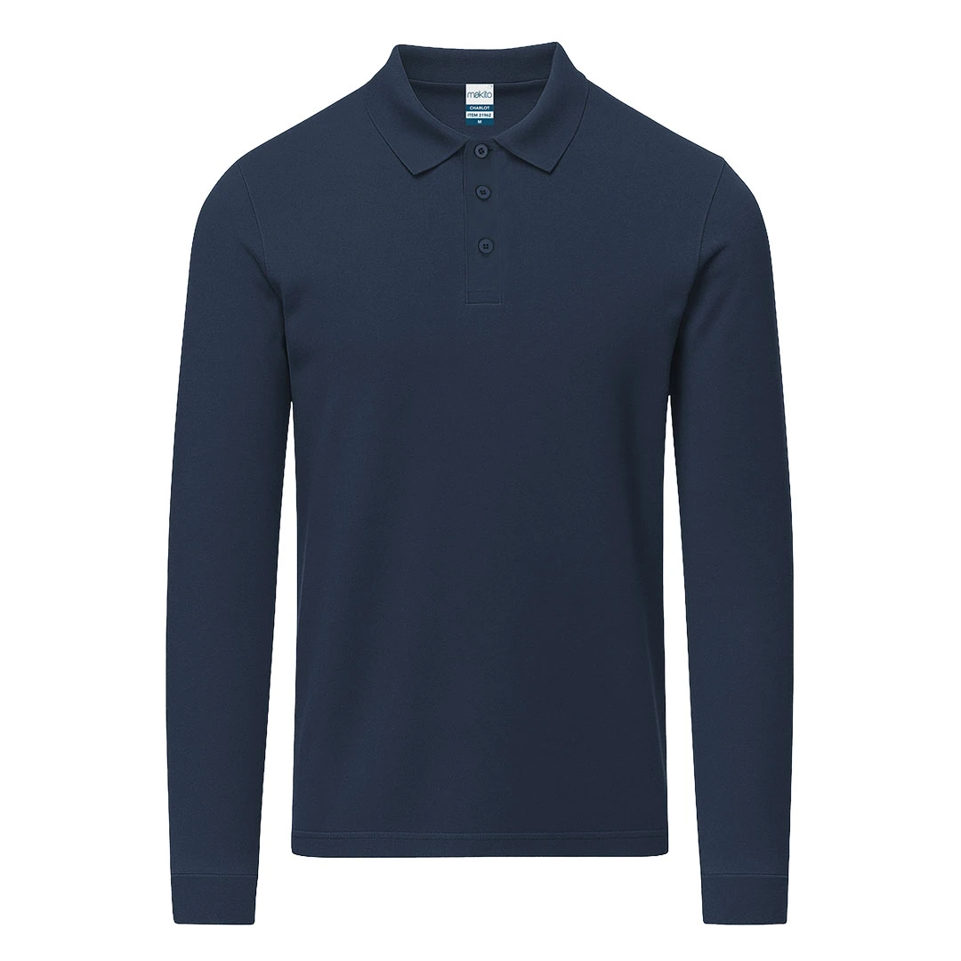 Polo Adulto Color Charlot - MARINO