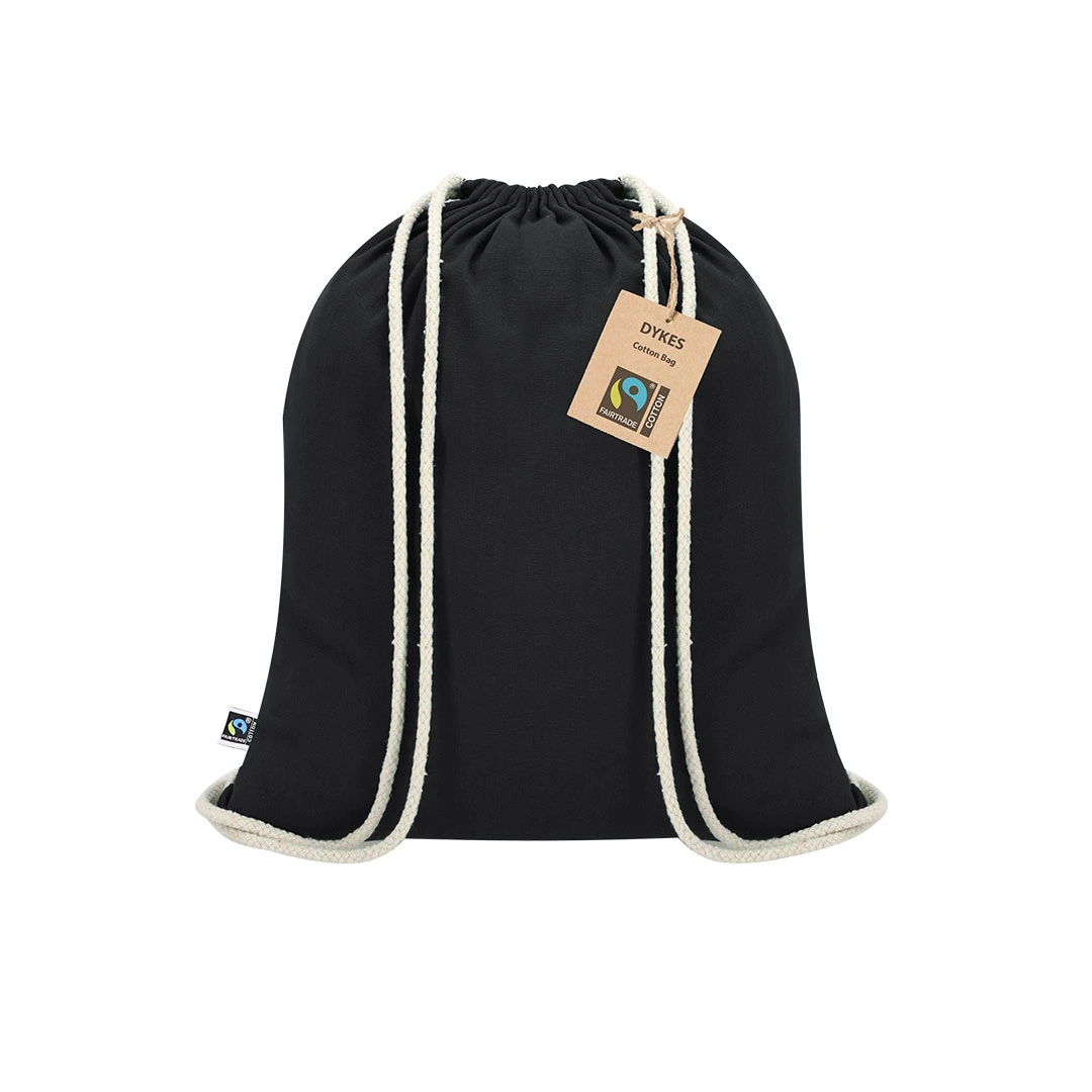Mochila Dykes Fairtrade - NEGRO