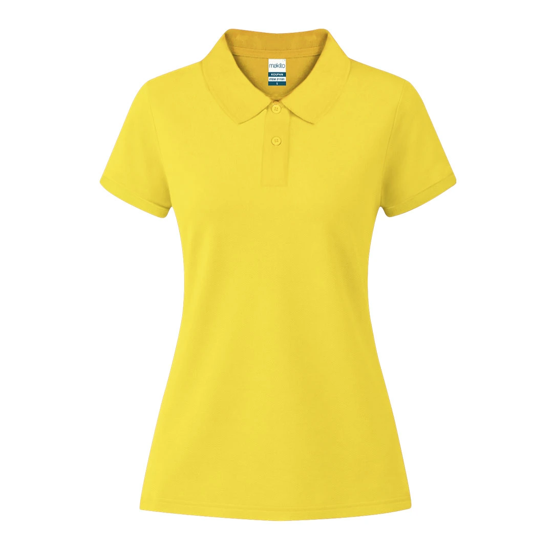 Polo Mujer Color Koupan - AMARILLO