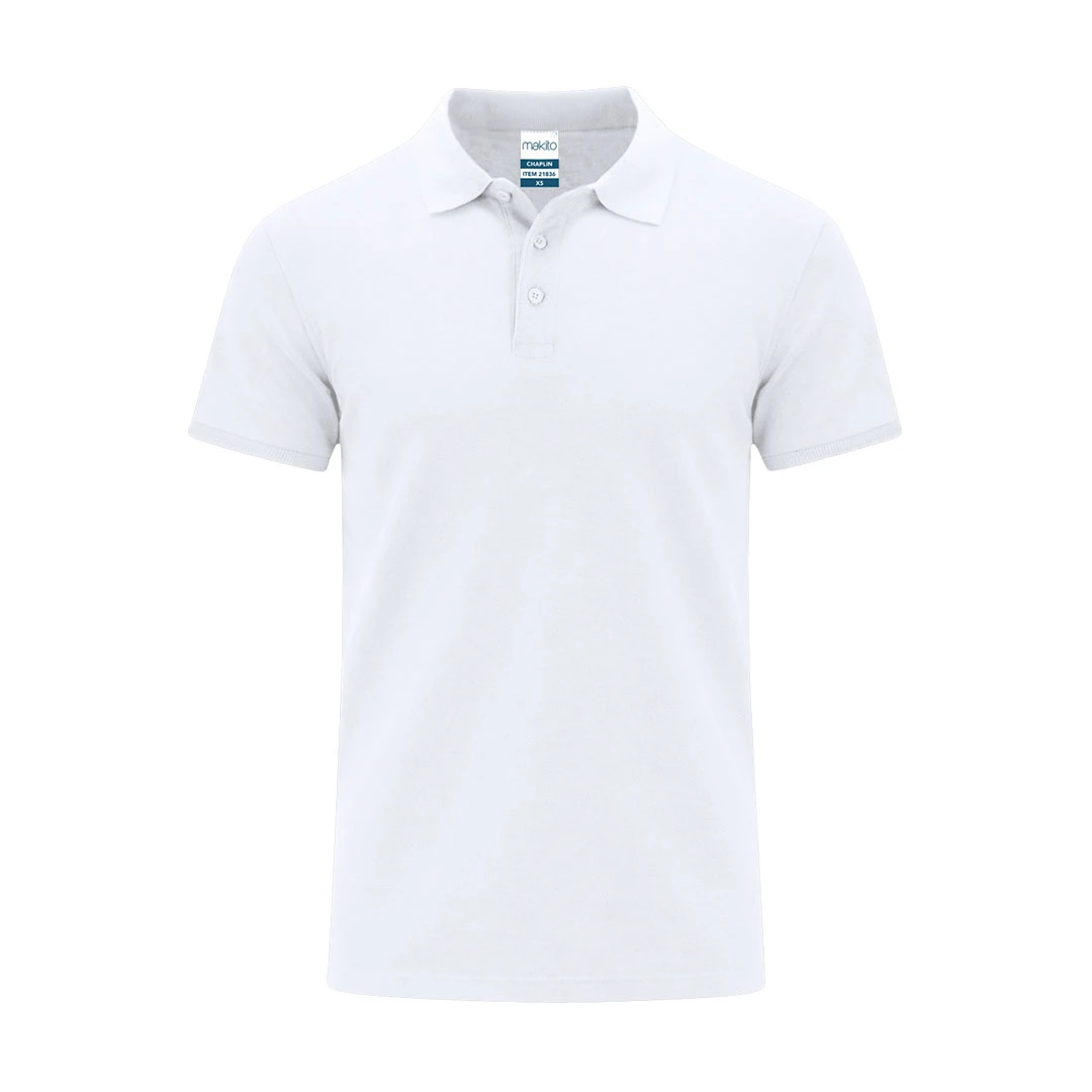 Polo Adulto Blanco Chaplin - Detalle D1