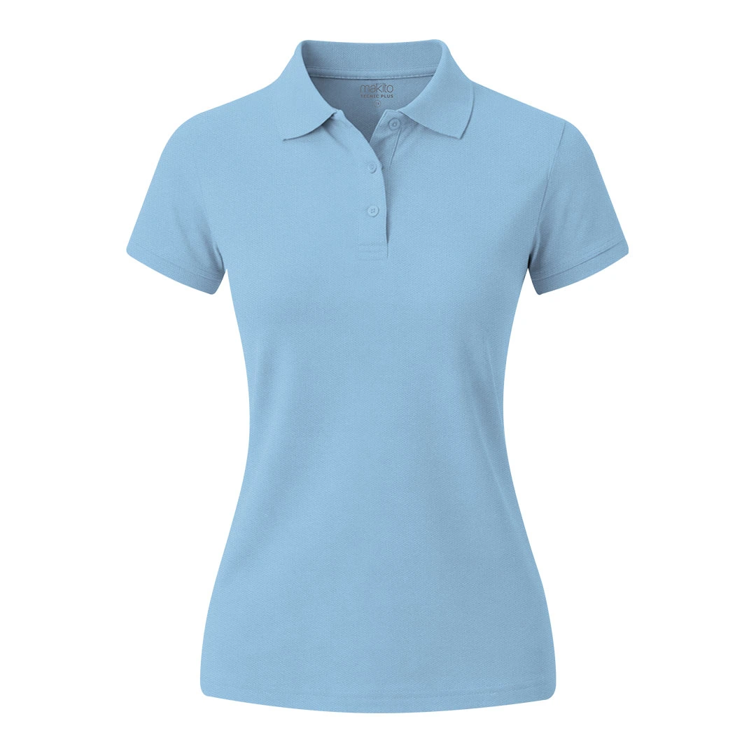 Polo Mujer Tecnic Plus - AZUL CLARO