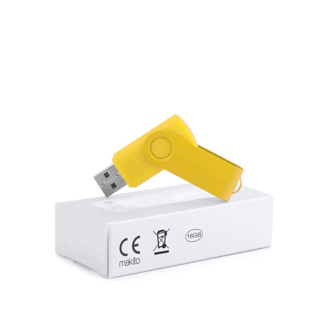 Memoria USB Survet 16Gb - AMARILLO