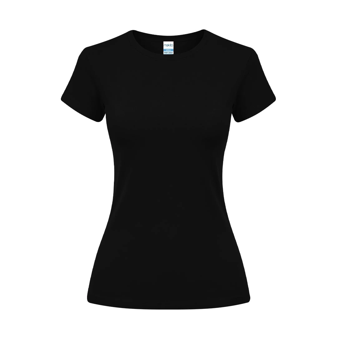 Camiseta Mujer Color Epika - NEGRO