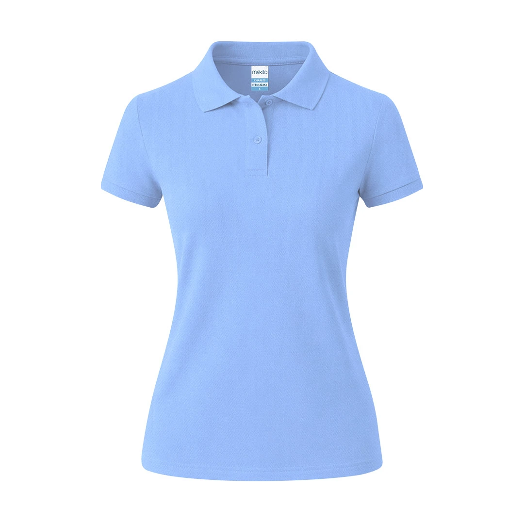 Polo Mujer Color Charles - AZUL CLARO