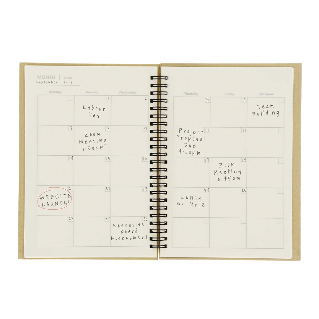 Libreta Planning Mensual Celik - Detalle D4