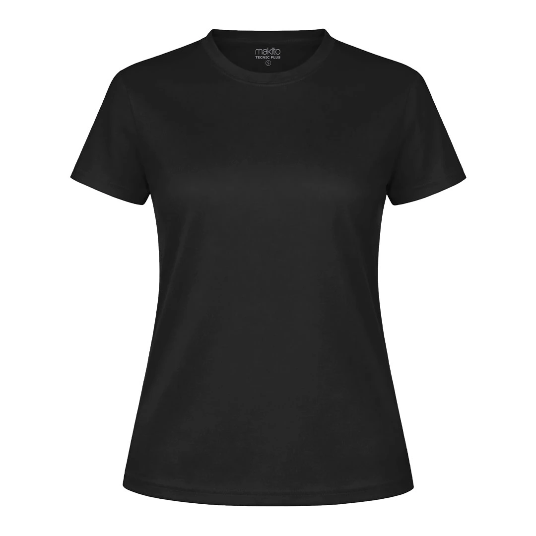 Camiseta Mujer Tecnic Plus - NEGRO