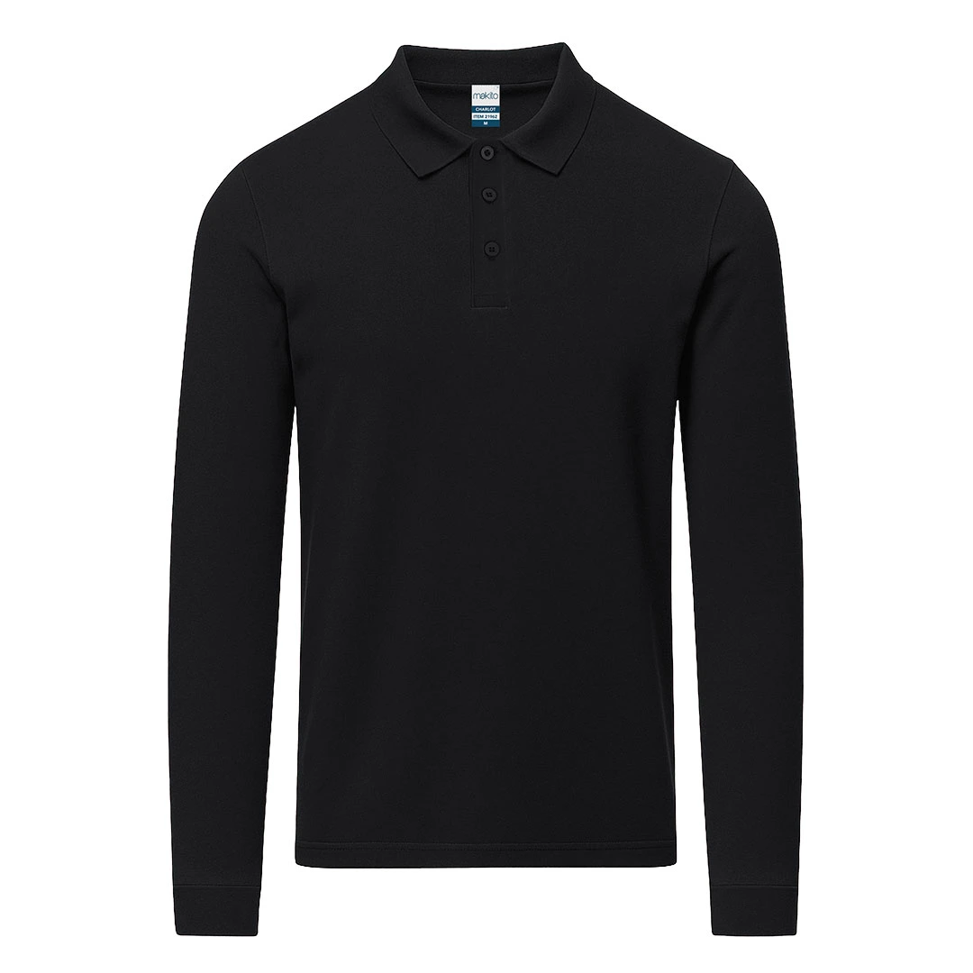 Polo Adulto Color Charlot - NEGRO