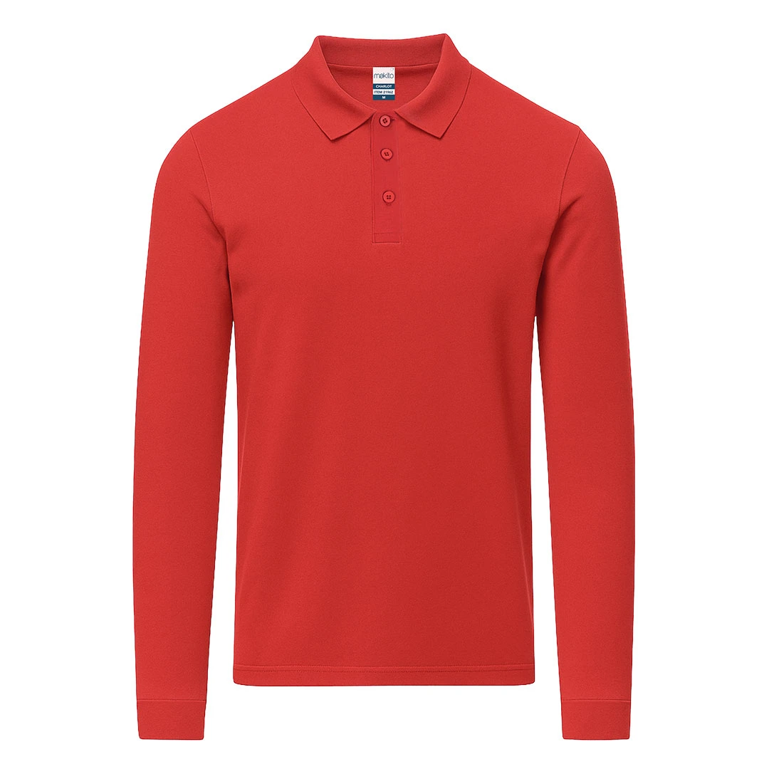 Polo Adulto Color Charlot - ROJO