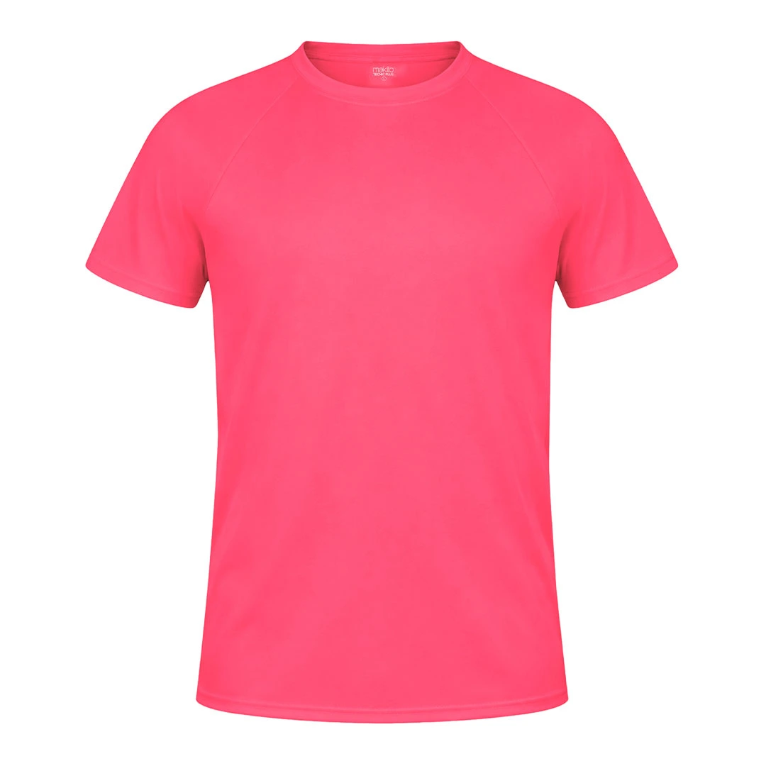 Camiseta Adulto Tecnic Plus - ROSA FLUOR