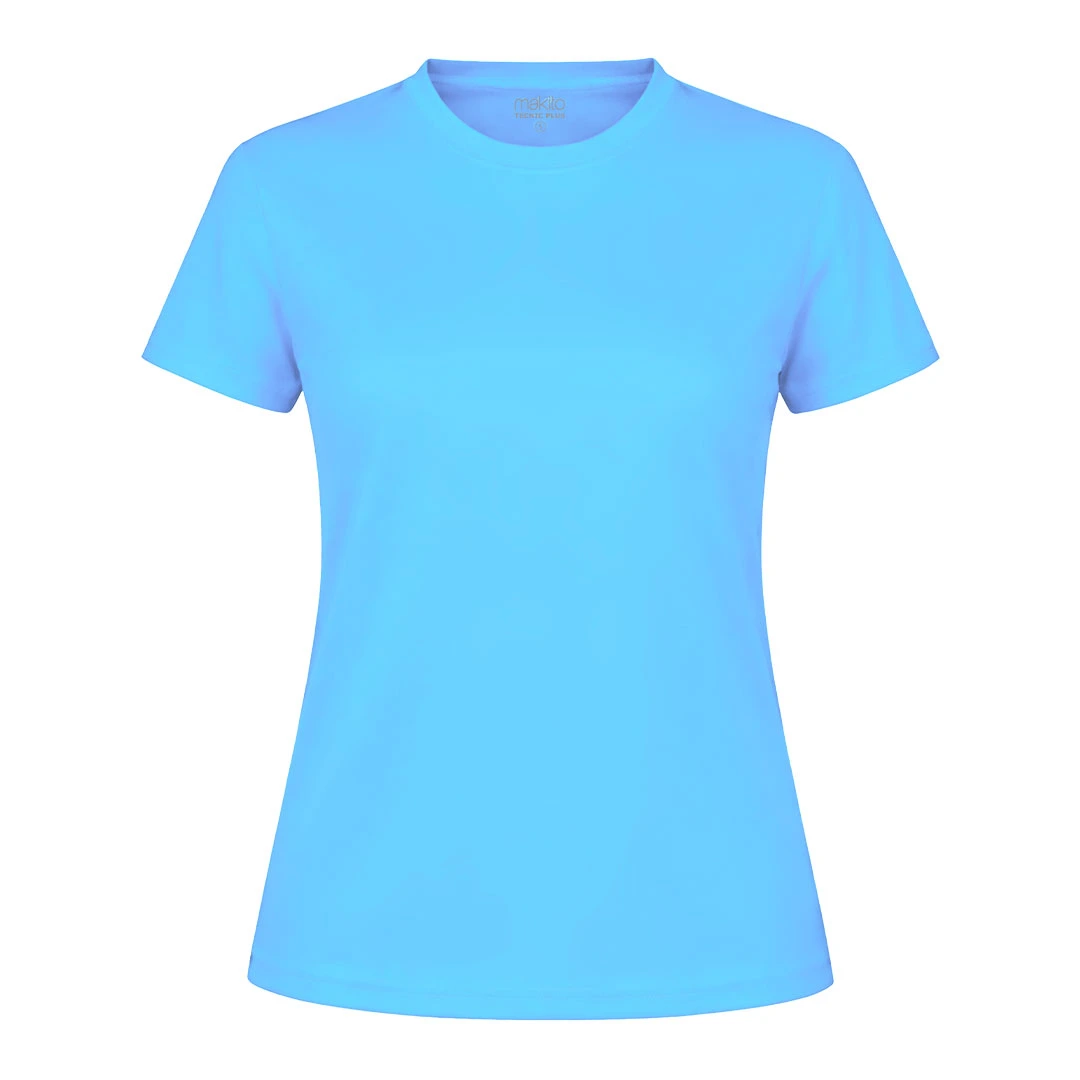 Camiseta Mujer Tecnic Plus - AZUL CLARO