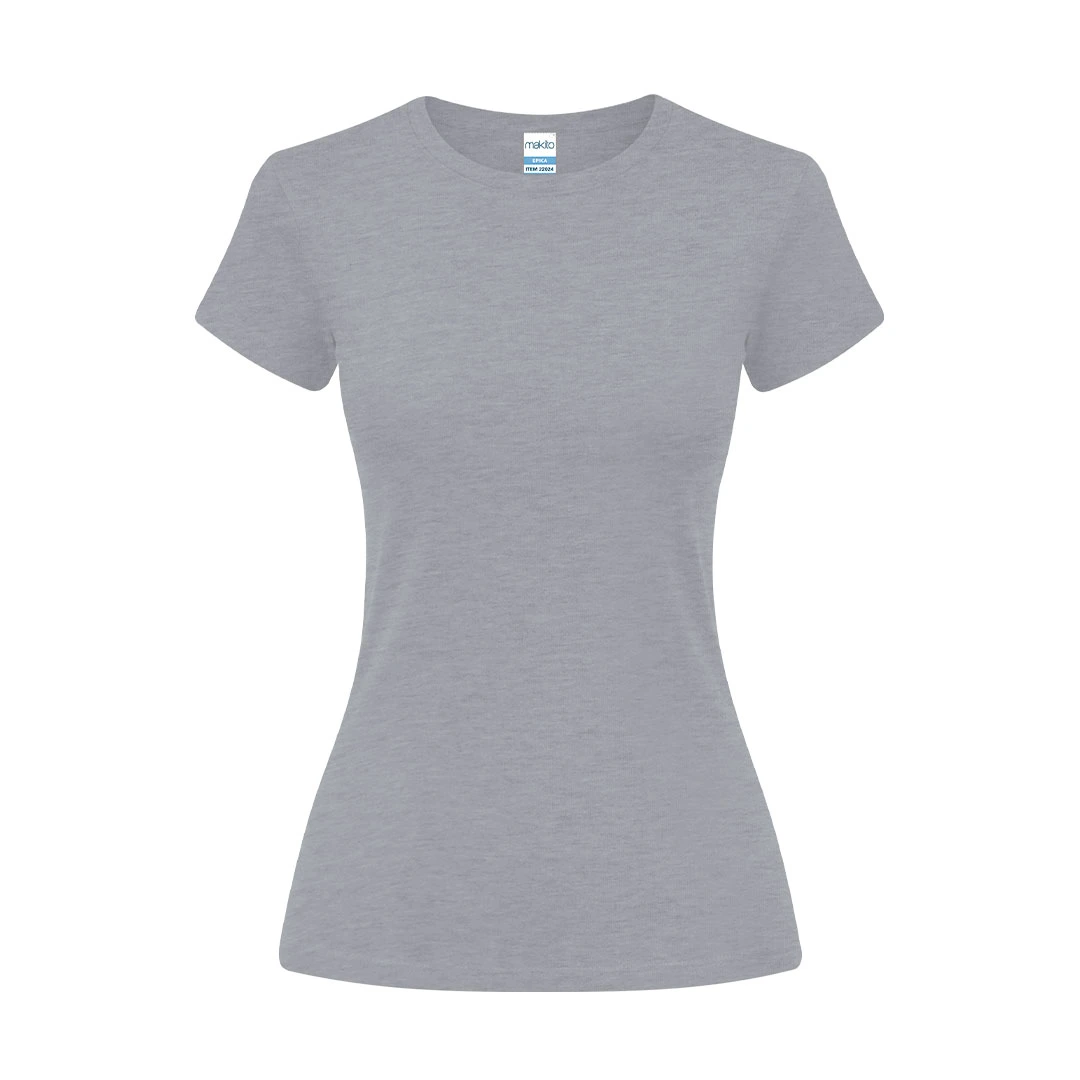 Camiseta Mujer Color Epika - GRIS