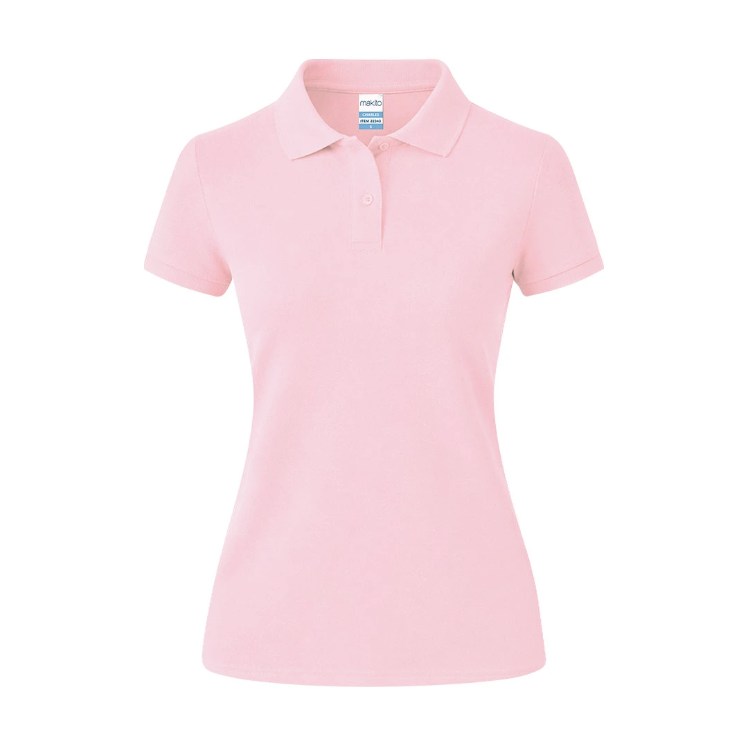 Polo Mujer Color Charles - ROSA