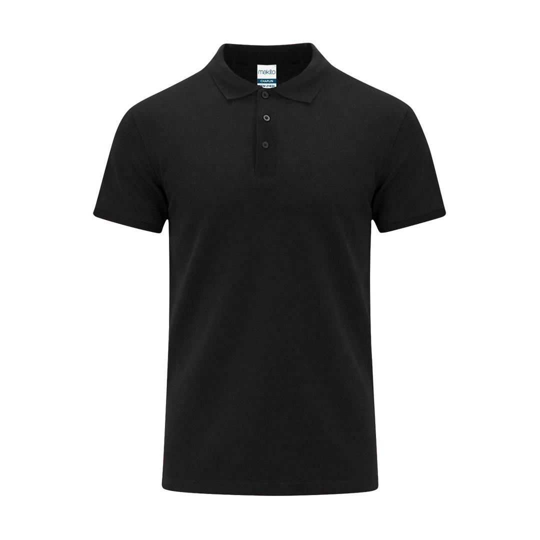 Polo Adulto Color Chaplin - NEGRO