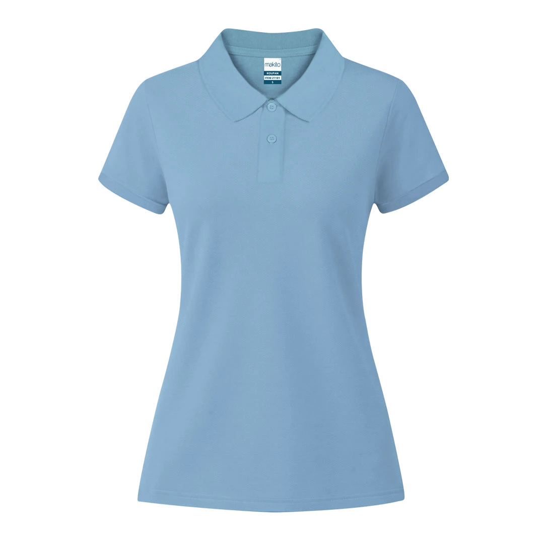 Polo Mujer Color Koupan - AZUL CLARO