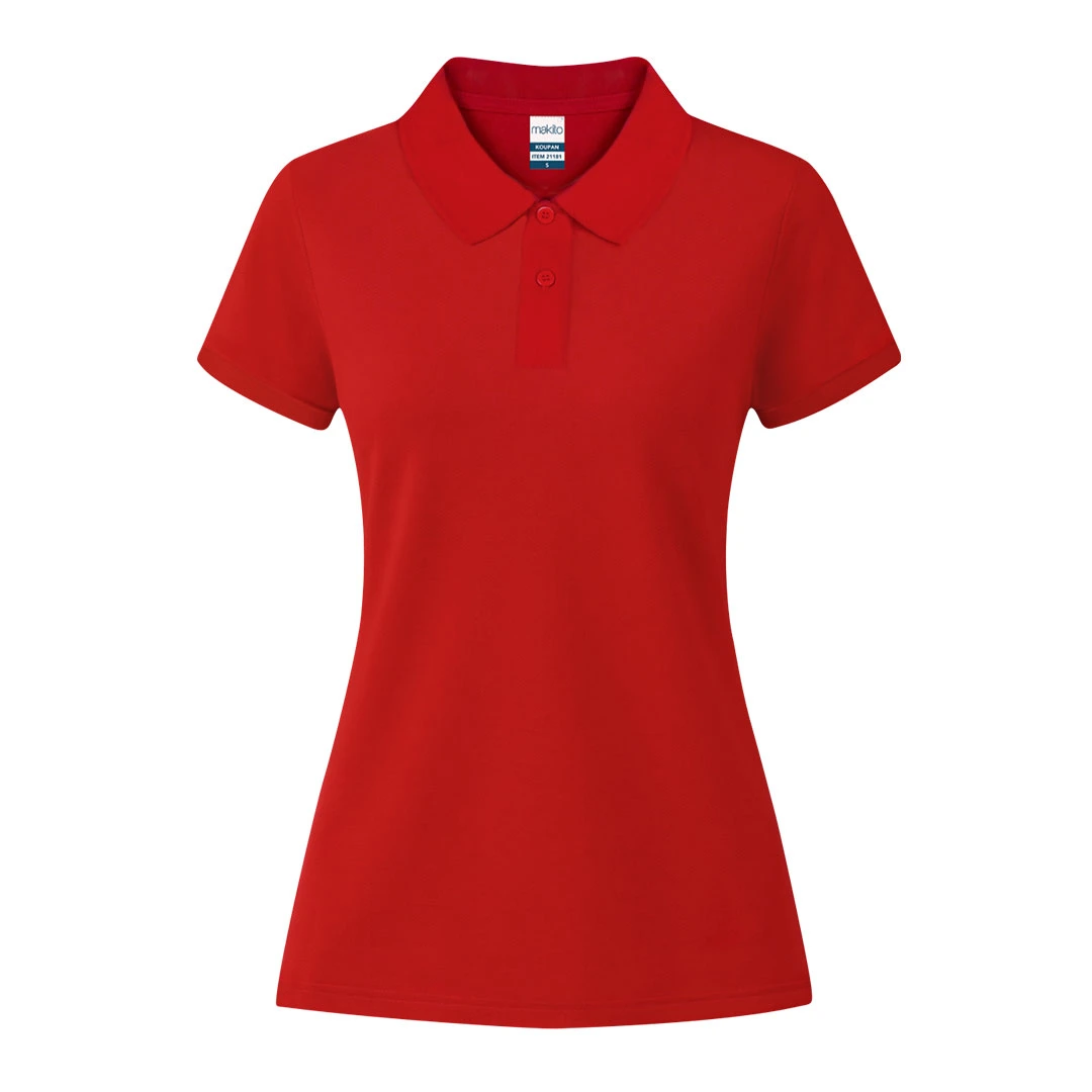 Polo Mujer Color Koupan - ROJO