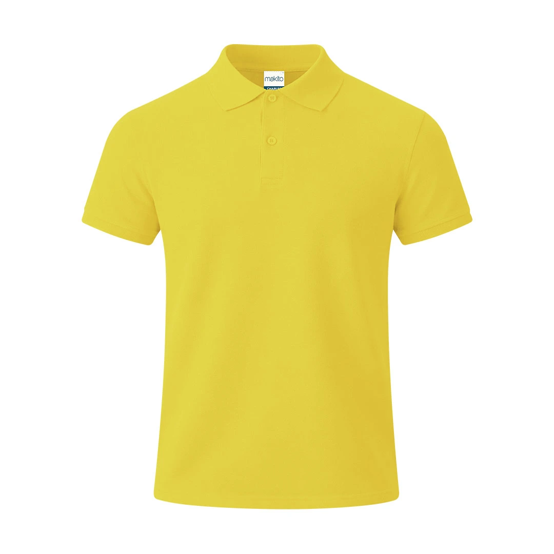 Polo Adulto Color Charles - AMARILLO