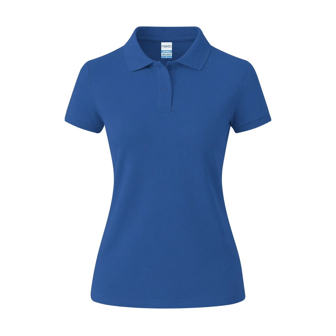 Polo Mujer Color Charles - AZUL