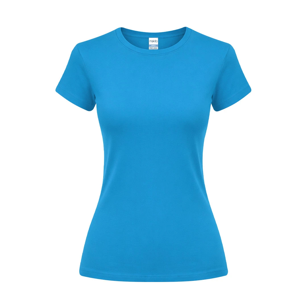 Camiseta Mujer Color Epika - TURQUESA