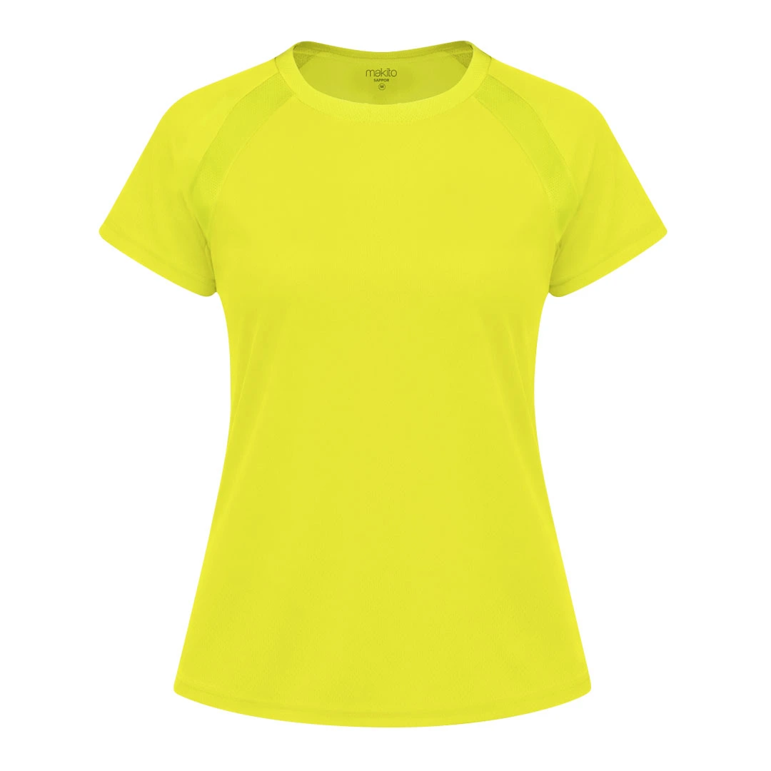 Camiseta Mujer Tecnic Sappor - AMARILLO