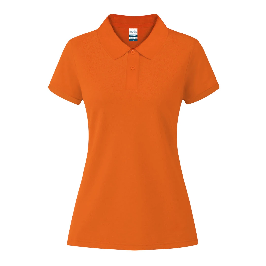 Polo Mujer Color Koupan - NARANJA