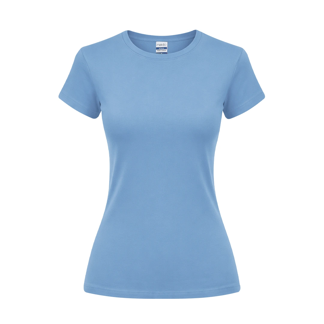 Camiseta Mujer Color Epika - AZUL CLARO