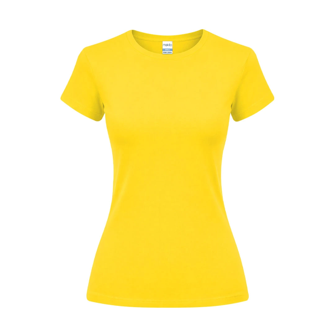 Camiseta Mujer Color Epika - AMARILLO