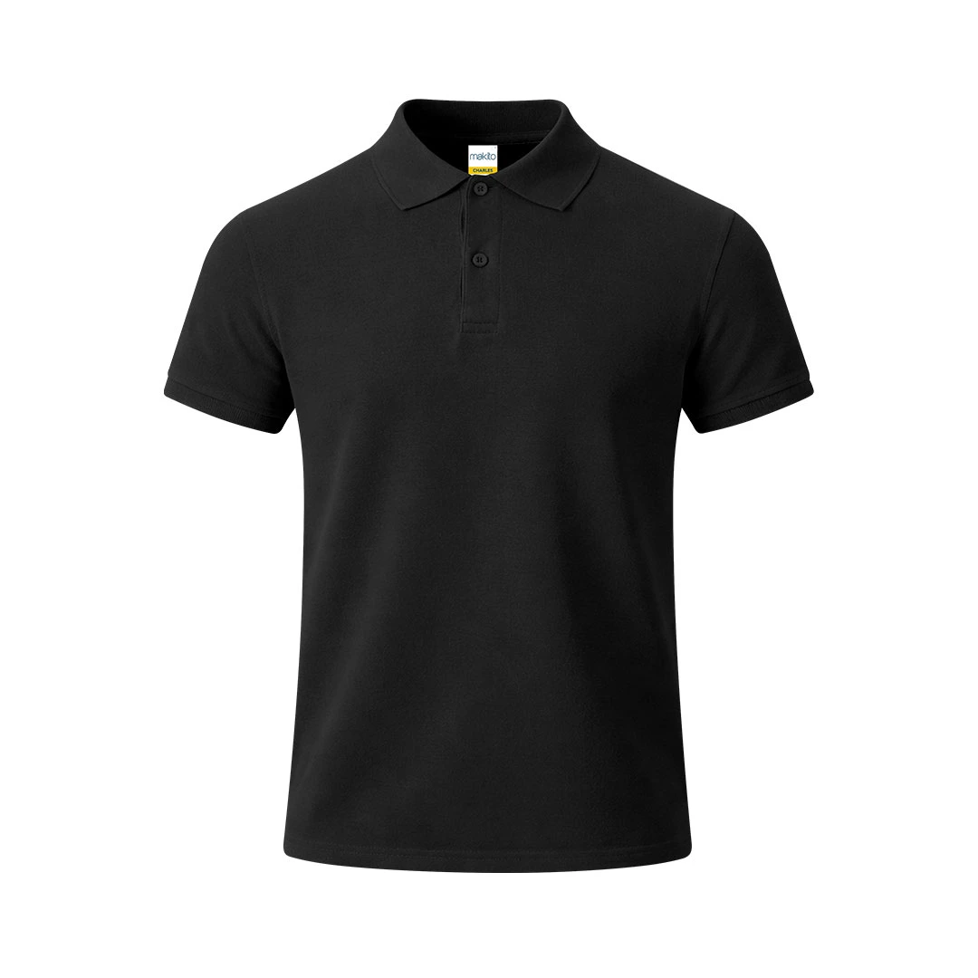 Polo Niño Color Charles - NEGRO