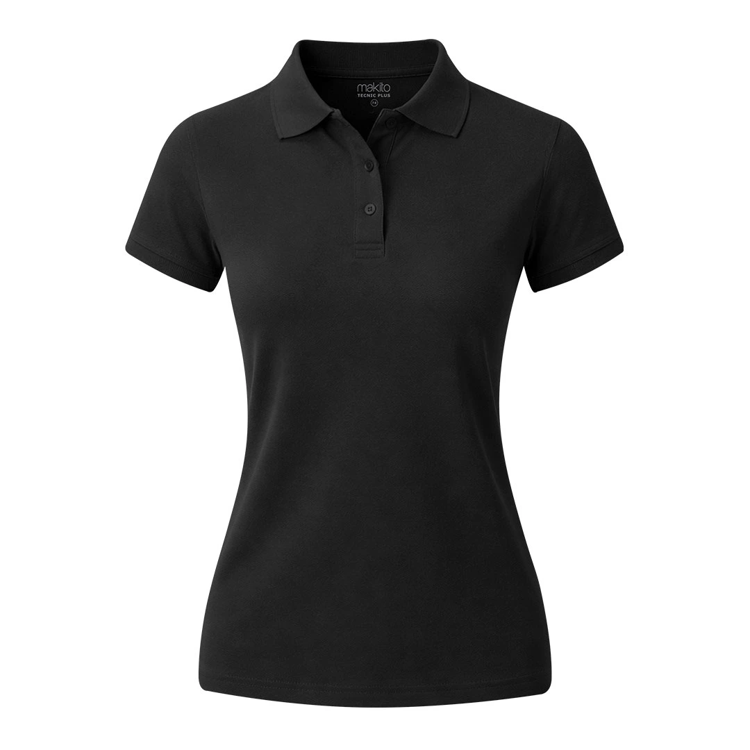 Polo Mujer Tecnic Plus - NEGRO